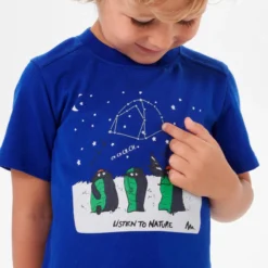 Camiseta De Montaña Y Trekking Manga Corta Niños 2-6 Años Quechua MH100 -Deporte Total Shop camiseta de montaa y trekking manga corta nios 2 6 aos quechua mh100 3