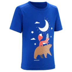 Camiseta De Montaña Y Trekking Manga Corta Niños 2-6 Años Quechua MH100 -Deporte Total Shop camiseta de montaa y trekking manga corta nios 2 6 aos quechua mh100 5