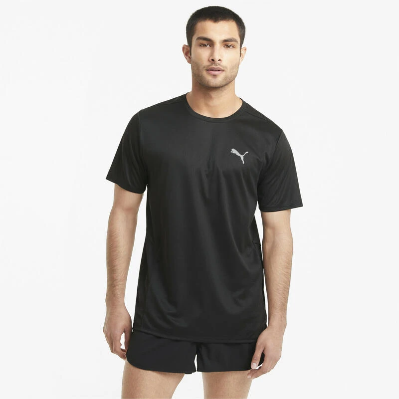 Camiseta De Running De Manga Corta Favourite Hombre PUMA Negro 2 Camiseta De Running De Manga Corta Favourite Hombre PUMA Negro - Imagen 2