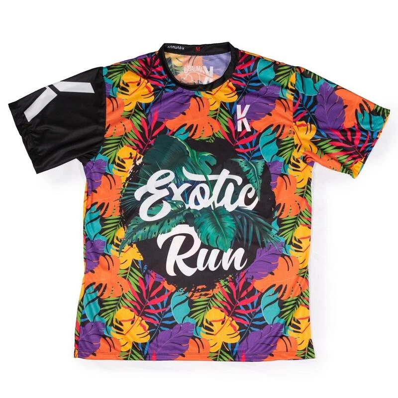 CAMISETA DE RUNNING #EXOTICRUN Para MUJER - KAMUABU Multicolor 90grs 1 CAMISETA DE RUNNING #EXOTICRUN Para MUJER - KAMUABU Multicolor 90grs
