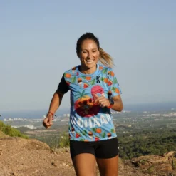 CAMISETA DE RUNNING #PINEAPPLE Para MUJER - KAMUABU Color AZUL 90grs 7 CAMISETA DE RUNNING #PINEAPPLE Para MUJER - KAMUABU Color AZUL 90grs -Deporte Total Shop camiseta de running pineapple para mujer kamuabu color azul 90grs 3