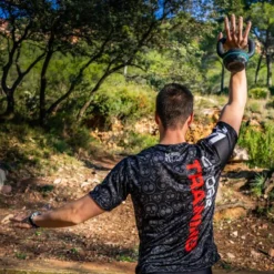 CAMISETA DE RUNNING #WORKTIME Para HOMBRE - KAMUABU Color Negra 90grs -Deporte Total Shop camiseta de running worktime para hombre kamuabu color negra 90grs 3