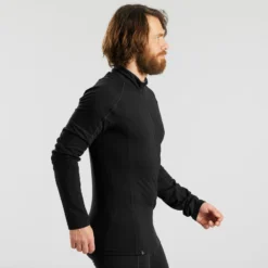 Camiseta Montaña Y Trekking Lana Merina Con Cremallera Hombre Forclaz MT500 -Deporte Total Shop camiseta montaa y trekking lana merina con cremallera hombre forclaz mt500 2