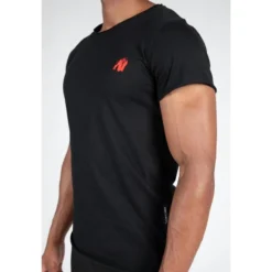 Camiseta Musculación Manga Corta Algodón Hombre GORILLA WEAR York Negro -Deporte Total Shop camiseta musculacion manga corta algodon hombre gorilla wear york negro 3