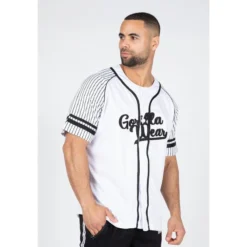 Camiseta Musculación Manga Corta Hombre GORILLA WEAR Béisbol 82 Negro -Deporte Total Shop camiseta musculacion manga corta hombre gorilla wear beisbol 82 blanco