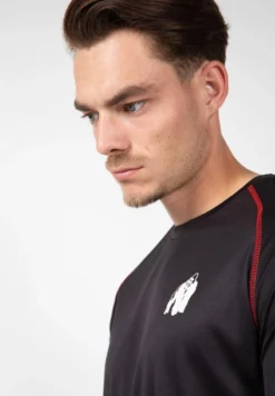 Camiseta Musculación Manga Corta Hombre GORILLA WEAR Performance Negro Rojo 9 Camiseta Musculación Manga Corta Hombre GORILLA WEAR Performance Negro Rojo -Deporte Total Shop camiseta musculacion manga corta hombre gorilla wear performance negro rojo 4