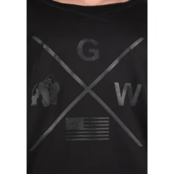 Camiseta Musculación Manga Corta Hombre GORILLA WEAR Sheldon Negro -Deporte Total Shop camiseta musculacion manga corta hombre gorilla wear sheldon negro 3