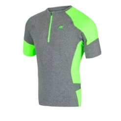 Camiseta Para Correr Mile Gris