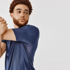 Kalenji Camiseta Running Dry+ Hombre Azul Oscuro Transpirable -Deporte Total Shop camiseta running dry hombre azul oscuro transpirable 3