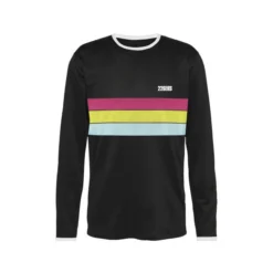 CAMISETA RUNNING JERSEY - HYDRAZERO FLAG - MANGA LARGA TALLA M COLOR NEGRO