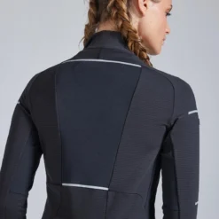 Camiseta Running Manga Larga Cremallera Mujer Kiprun Warm Negro Coral -Deporte Total Shop camiseta running manga larga cremallera mujer kiprun warm negro coral 3