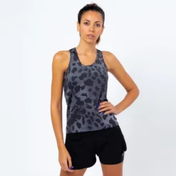 Camiseta Sin Mangas Running Poliéster Reciclado Mujer TRR Animal Print