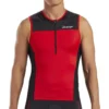 Camiseta Triatlon Sin Mangas Con Cremallera Hombre ZOOT CARDINAL Rojo