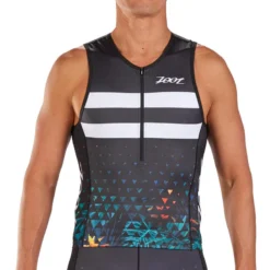Camiseta Triatlon Sin Mangas Hombre ZOOT LTD Negro