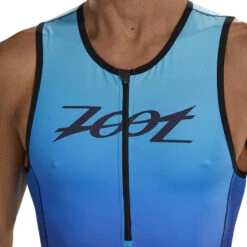 Camiseta Triatlon Sin Mangas Hombre ZOOT SUNSET Azul -Deporte Total Shop camiseta triatlon sin mangas hombre zoot sunset azul 3