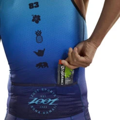 Camiseta Triatlon Sin Mangas Hombre ZOOT SUNSET Azul -Deporte Total Shop camiseta triatlon sin mangas hombre zoot sunset azul 4