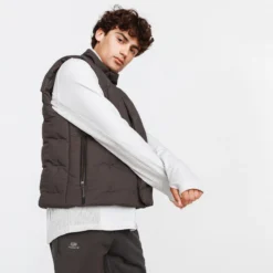 Kalenji Chaleco Acolchado Running Cálido Hombre - Caqui Oscuro -Deporte Total Shop chaleco acolchado running calido hombre caqui oscuro 2