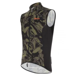 Santini Chaleco Antiviento Hombre Nebula Gravel Verde Militar 7 Santini Chaleco Antiviento Hombre Nebula Gravel Verde Militar -Deporte Total Shop chaleco antiviento hombre nebula gravel verde militar 2