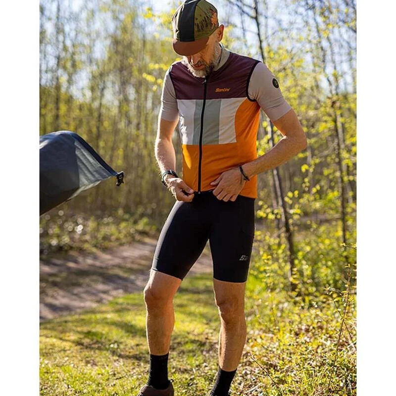 Santini Chaleco Antiviento Hombre Terranova Verde Militar 5 Santini Chaleco Antiviento Hombre Terranova Verde Militar - Imagen 5