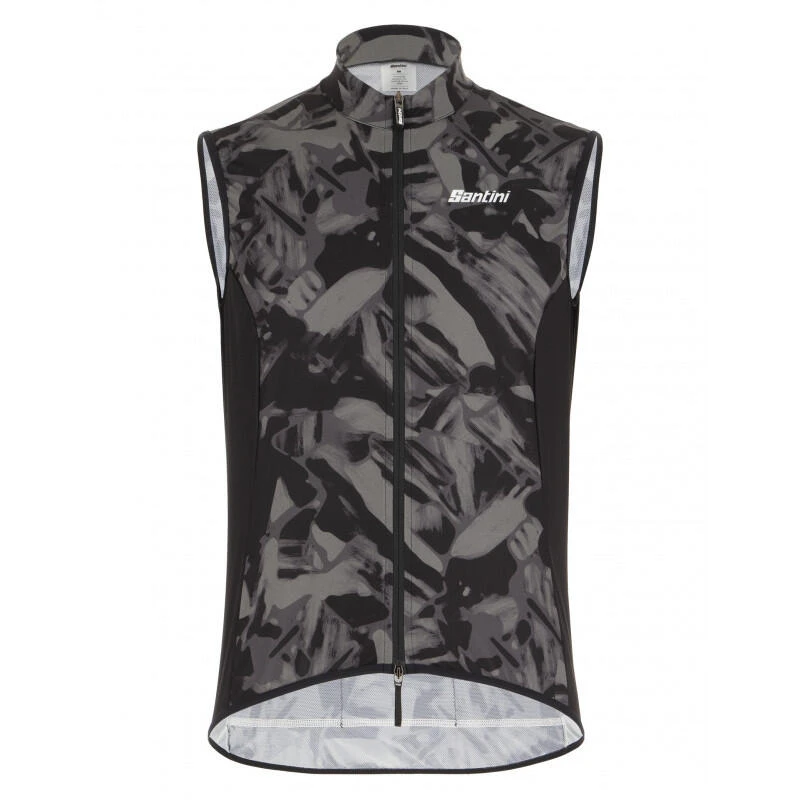 Santini Chaleco Antiviento Nebula Gravel Hombre Gris 1 Santini Chaleco Antiviento Nebula Gravel Hombre Gris
