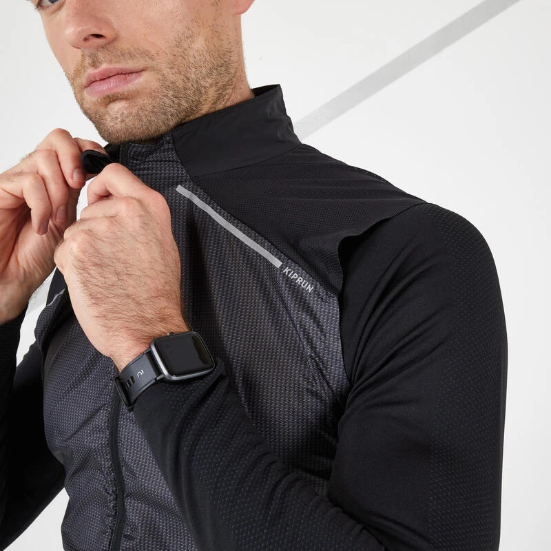 CHALECO RUNNING HOMBRE KIPRUN LIGHT NEGRO 5 CHALECO RUNNING HOMBRE KIPRUN LIGHT NEGRO - Imagen 5