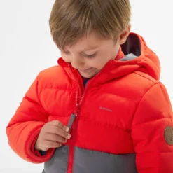 Chaqueta Acolchada De Montaña Y Trekking Niños 2-5 Años Quechua X-Warm Rojo -Deporte Total Shop chaqueta acolchada de montaa y trekking nios 2 5 aos quechua x warm rojo 4