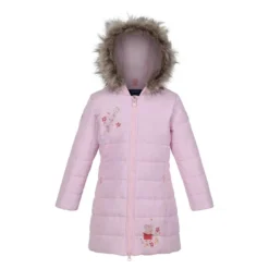 Regatta Chaqueta Acolchada Peppa Pig Niñas Neblina Rosa