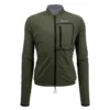 Chaqueta Ciclismo Alpha Trail Hombre SANTINI Verde Militar