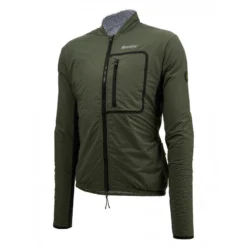 Chaqueta Ciclismo Alpha Trail Hombre SANTINI Verde Militar -Deporte Total Shop chaqueta ciclismo alpha trail hombre santini verde militar 2