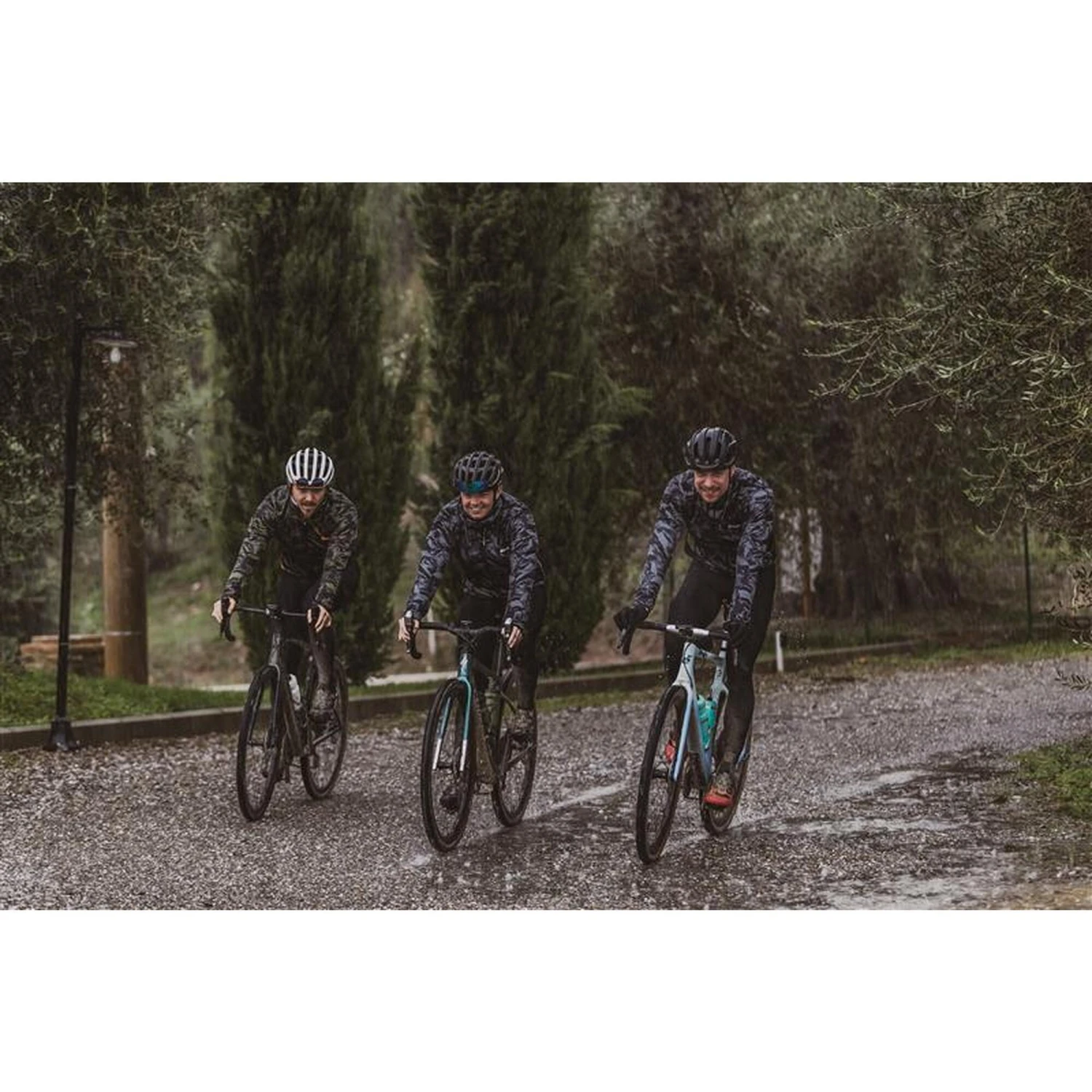 Santini Chaqueta Ciclismo Gravel Antiviento Hombre Gris 5 Santini Chaqueta Ciclismo Gravel Antiviento Hombre Gris - Imagen 5