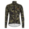 Santini Chaqueta Ciclismo Nebula Gravel Antiviento Hombre Verde Militar