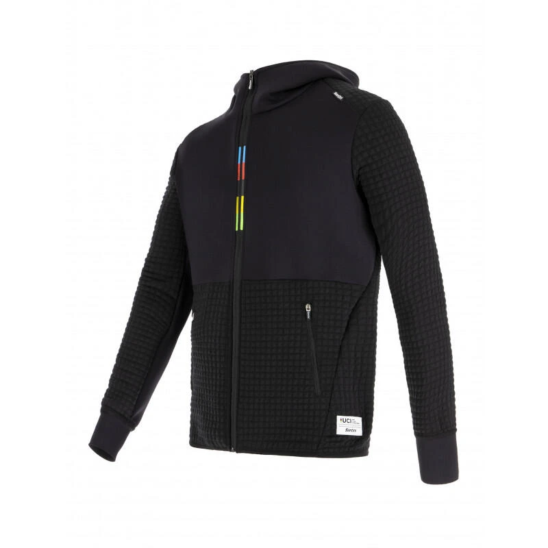 Santini Chaqueta Ciclismo UCI Groove Rainbow Hombre Negro 3 Santini Chaqueta Ciclismo UCI Groove Rainbow Hombre Negro - Imagen 3