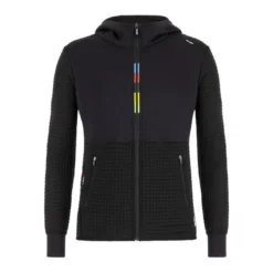 Santini Chaqueta Ciclismo UCI Groove Rainbow Hombre Negro