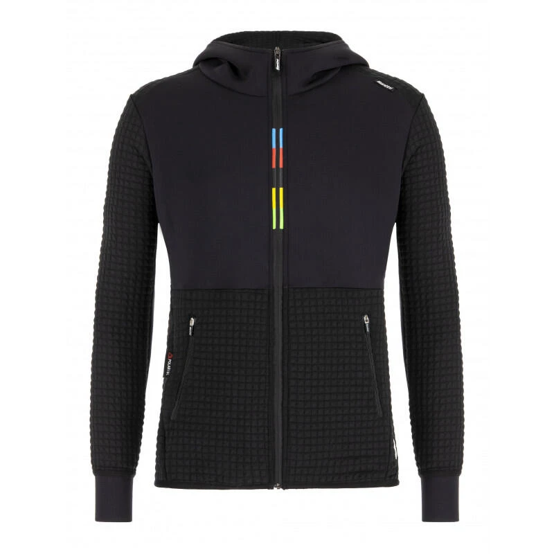 Santini Chaqueta Ciclismo UCI Groove Rainbow Hombre Negro 1 Santini Chaqueta Ciclismo UCI Groove Rainbow Hombre Negro