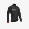 CHAQUETA DE CICLISMO INVIERNO HOMBRE TRIBAN RC 500 NEGRO