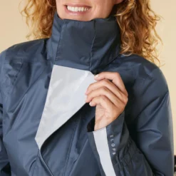 BTWIN CHAQUETA IMPERMEABLE CÁLIDA CICLISMO 540 MUJER AZUL MARINO 8 BTWIN CHAQUETA IMPERMEABLE CÁLIDA CICLISMO 540 MUJER AZUL MARINO -Deporte Total Shop chaqueta impermeable calida ciclismo 540 mujer azul marino 3