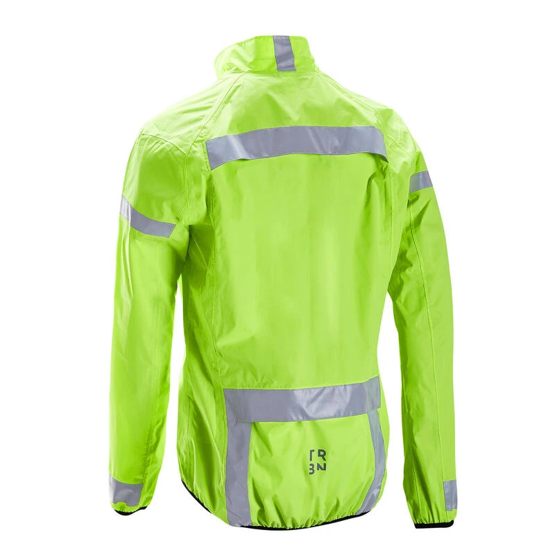 Chaqueta Impermeable CICLISMO Hombre TRIBAN RC 120 Visible EN1150 3 Chaqueta Impermeable CICLISMO Hombre TRIBAN RC 120 Visible EN1150 - Imagen 3
