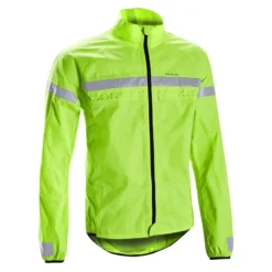 Chaqueta Impermeable CICLISMO Hombre TRIBAN RC 120 Visible EN1150