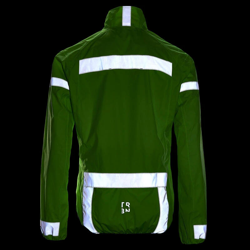 Chaqueta Impermeable CICLISMO Hombre TRIBAN RC 120 Visible EN1150 4 Chaqueta Impermeable CICLISMO Hombre TRIBAN RC 120 Visible EN1150 - Imagen 4