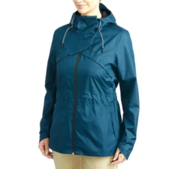 Chaqueta Impermeable De Montaña Y Trekking Mujer Quechua NH500