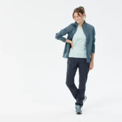 Chaqueta Polar De Montaña Y Trekking Mujer Quechua MH520 Azul -Deporte Total Shop chaqueta polar de montaa y trekking mujer quechua mh520 azul 2