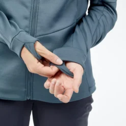 Chaqueta Polar De Montaña Y Trekking Mujer Quechua MH520 Azul -Deporte Total Shop chaqueta polar de montaa y trekking mujer quechua mh520 azul 3