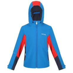 Regatta Chaqueta Softshell Acidity V Para Niños/Niñas Kiwi Llamativo, Verde Pacífico -Deporte Total Shop chaqueta softshell acidity v para niosnias azul imperial rojo fuego