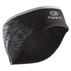 Kalenji Cinta Running Run Warm + Gris Cálida -Deporte Total Shop cinta con orejeras running negro