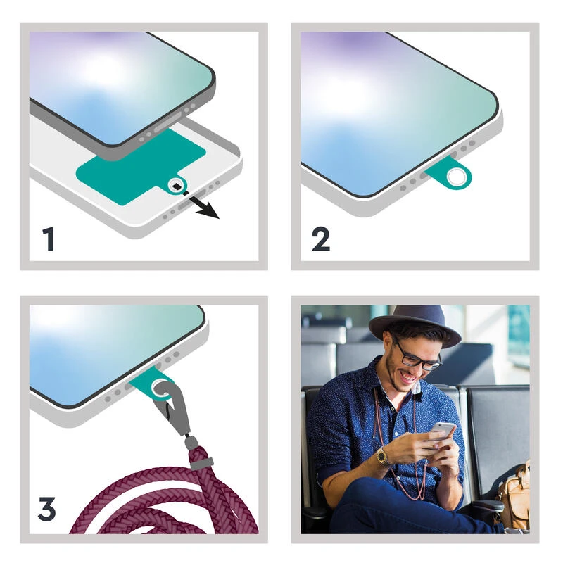 Colgante Universal Myway Cordón Rosa 2 Colgante Universal Myway Cordón Rosa - Imagen 2