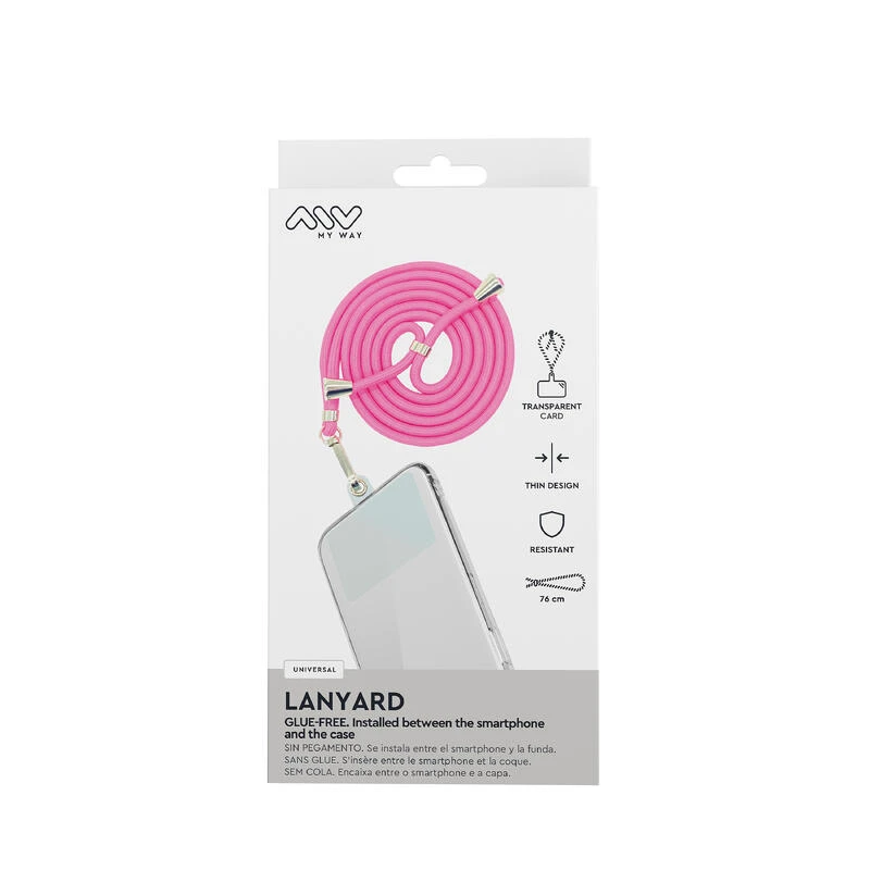 Colgante Universal Myway Cordón Rosa 5 Colgante Universal Myway Cordón Rosa - Imagen 5