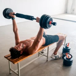 Conjuntode Pesas Xiaomi Fed: Mancuernas + Barra + Pesas -Deporte Total Shop conjuntode pesas xiaomi fed mancuernas barra pesas 4