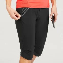 Corsario De Montaña Y Trekking Mujer Quechua MH500 Negro -Deporte Total Shop corsario de montaa y trekking mujer quechua mh500 negro 3