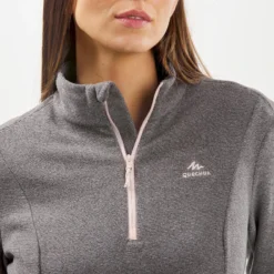 Forro Polar Montaña Y Trekking Mujer Quechua MH100 Gris 6 Forro Polar Montaña Y Trekking Mujer Quechua MH100 Gris -Deporte Total Shop forro polar montaa y trekking mujer quechua mh100 gris 2