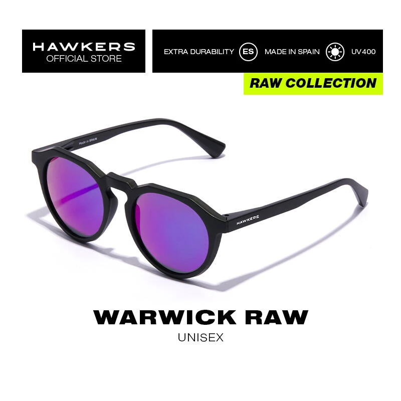 HAWKERS Gafas De Sol Para Hombre Y Mujer BLACK DARK - WARWICK RAW 6 HAWKERS Gafas De Sol Para Hombre Y Mujer BLACK DARK - WARWICK RAW - Imagen 6